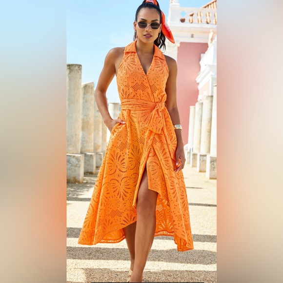 Beautiful fit and flare sundress from Boston Proper.  Like New! - Picture 1 of 6